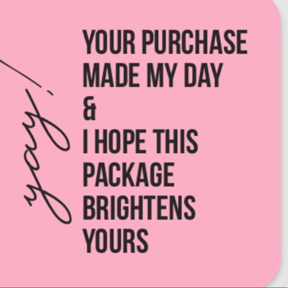 💕Thank you for your Purchase!💕